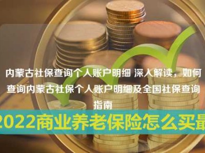 内蒙古社保查询个人账户明细 深入解读，如何查询内蒙古社保个人账户明细及全国社保查询指南