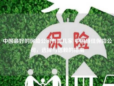 中国最好的保险公司有哪几家 中国最佳保险公司，选择与信赖的指南