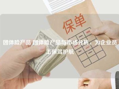 团体险产品 团体险产品与市场分析，为企业员工保驾护航