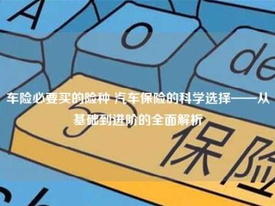 车险必要买的险种 汽车保险的科学选择——从基础到进阶的全面解析