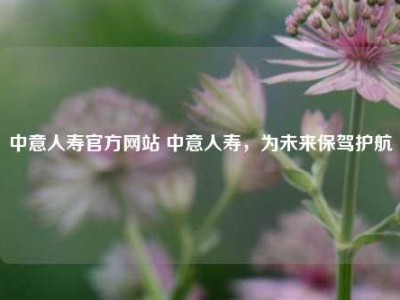 中意人寿官方网站 中意人寿，为未来保驾护航