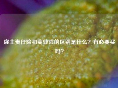 雇主责任险和商业险的区别是什么？有必要买吗？