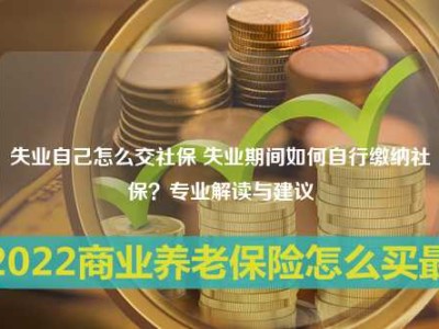 失业自己怎么交社保 失业期间如何自行缴纳社保？专业解读与建议