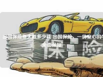 出国保险费大概多少钱 出国保险，一份安心的全面保障