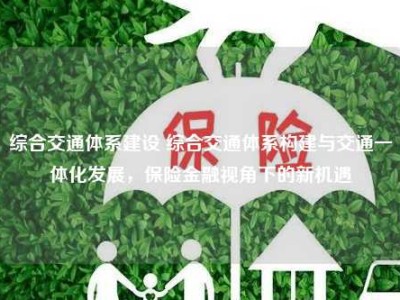 综合交通体系建设 综合交通体系构建与交通一体化发展，保险金融视角下的新机遇