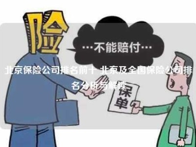 北京保险公司排名前十 北京及全国保险公司排名分析与解读