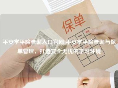 平安学平险查询入口官网 平安学平险查询与保单管理，打造安全无忧的学习环境