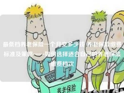 最低档养老保险一个月交多少钱 养老保险缴费标准及策略——如何选择适合自己的养老保险缴费档次