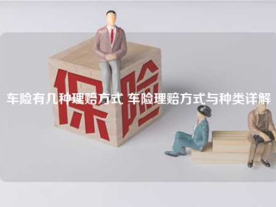 车险有几种理赔方式 车险理赔方式与种类详解