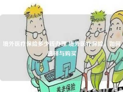 境外医疗保险多少钱办理 境外医疗保险，如何选择与购买