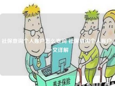 社保查询个人账户怎么查询 社保查询个人账户，一文详解