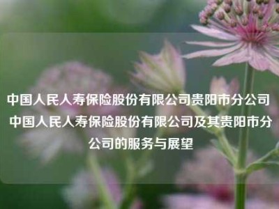 中国人民人寿保险股份有限公司贵阳市分公司 中国人民人寿保险股份有限公司及其贵阳市分公司的服务与展望