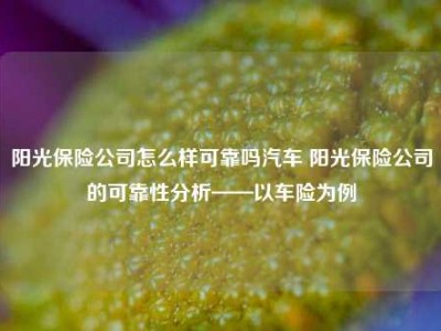 阳光保险公司怎么样可靠吗汽车 阳光保险公司的可靠性分析——以车险为例