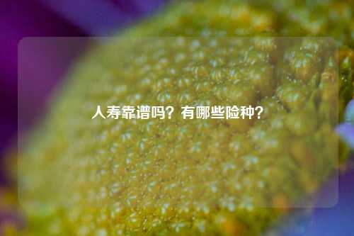 人寿靠谱吗？有哪些险种？