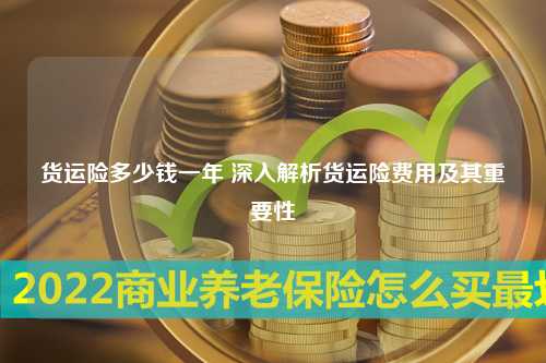 货运险多少钱一年 深入解析货运险费用及其重要性