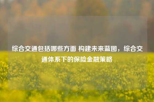 综合交通包括哪些方面 构建未来蓝图，综合交通体系下的保险金融策略