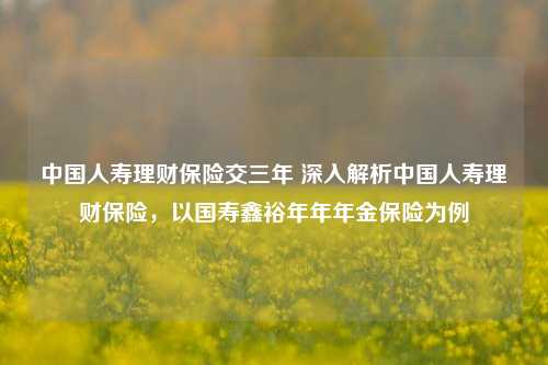 中国人寿理财保险交三年 深入解析中国人寿理财保险，以国寿鑫裕年年年金保险为例