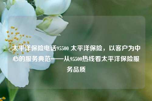 太平洋保险电话95500 太平洋保险，以客户为中心的服务典范——从95500热线看太平洋保险服务品质