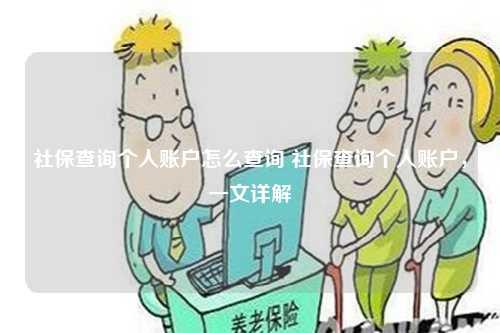 社保查询个人账户怎么查询 社保查询个人账户，一文详解