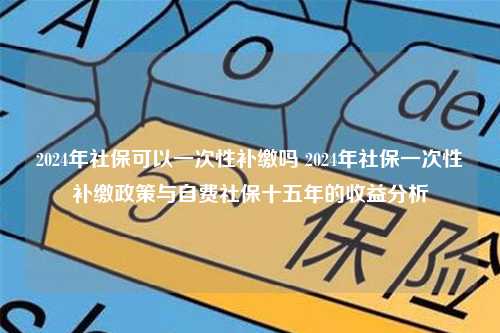 2024年社保可以一次性补缴吗 2024年社保一次性补缴政策与自费社保十五年的收益分析