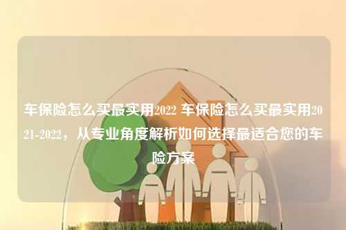 车保险怎么买最实用2022 车保险怎么买最实用2021-2022，从专业角度解析如何选择最适合您的车险方案