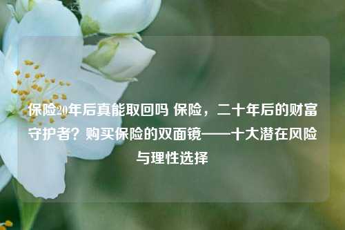 保险20年后真能取回吗 保险，二十年后的财富守护者？购买保险的双面镜——十大潜在风险与理性选择