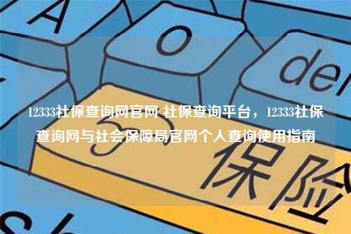 12333社保查询网官网 社保查询平台，12333社保查询网与社会保障局官网个人查询使用指南